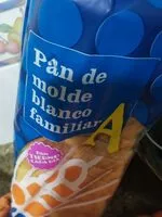 चीनी की मात्रा Pan de molde blanco familiar