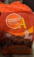 चीनी की मात्रा Cacahuetes bañados en chocolate con leche