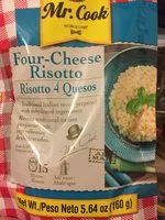 Sucre et nutriments contenus dans Four cheese risotto