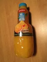 चीनी की मात्रा Jus orange ananas pêche