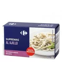 Quantité de sucre dans Supremas al ajillo