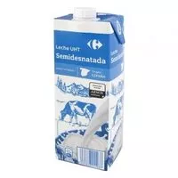 入っている砂糖の量 Leche UTH Semidesnatada