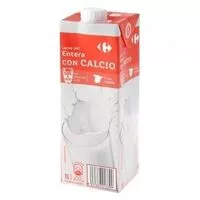 Amount of sugar in Leche entera calcio