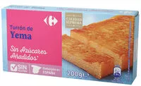 Количество сахара в Turrón yema tostada sin azúcar
