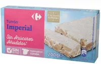 Количество сахара в Turrón imperial sin azúcar