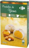 入っている砂糖の量 Pastel yema