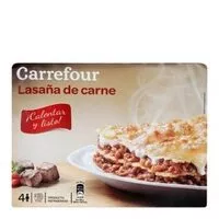 Cantidad de azúcar en Lasaña carne