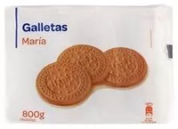 Cantidad de azúcar en Galletas maría