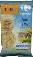 Quantité de sucre dans Tortitas de arroz y maíz