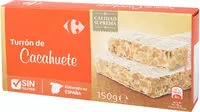 含糖量 Turrón de cacahuete