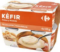 Suhkru kogus sees Kéfir avena y nueces