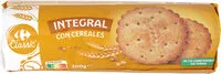 Cantidad de azúcar en Galleta integral con cereales