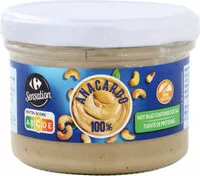 Suhkru kogus sees Crema de anacardo