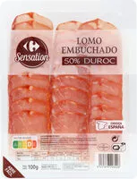 Cantidad de azúcar en Lomo embuchado 50% Duroc