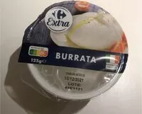 Количество сахара в Burrata