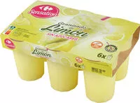 Amount of sugar in Granizado de limón sin azúcares X6