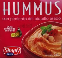 Количество сахара в Hummus con pimiento del piquillo asado