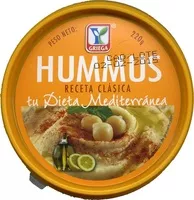 İçindeki şeker miktarı Hummus Clásico