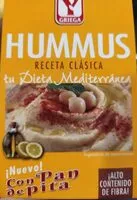 İçindeki şeker miktarı Hummus receta clásica