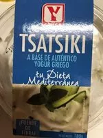 İçindeki şeker miktarı Tsatsiki salsa fresca a base de yogur griego y pepino tarrina