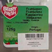 Azúcar y nutrientes en Berry fresh