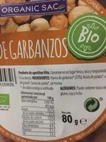Cantidad de azúcar en Chips de garbanzos