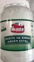 Amount of sugar in Aceite de coco