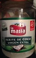 Amount of sugar in Aceite de coco