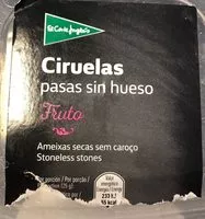 入っている砂糖の量 Ciruelas pasas sin hueso