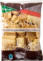 入っている砂糖の量 Regañás con cebolla y aceite de oliva virgen extra