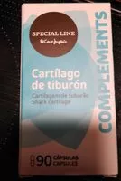 Cantidad de azúcar en Cartílago de tiburón