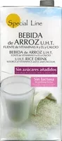 Suhkru kogus sees Bebida de arroz UHT, vitaminas A y D y calcio