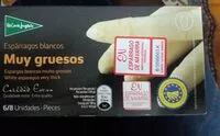 Zuckermenge drin Espárragos blancos muy gruesos