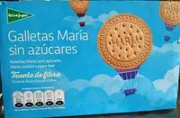 入っている砂糖の量 Galleta maría sin azúcar
