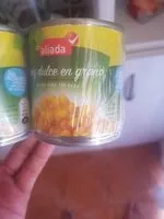 Cantidad de azúcar en Maíz dulce