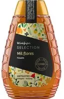 入っている砂糖の量 Miel de mil flores antigoteo