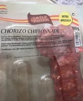Quantité de sucre dans Chorizo chiffonnade