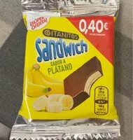 Количество сахара в Gitanos sándwich sabor a platano
