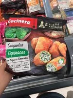Jumlah gula yang masuk Croquetas de espinacas