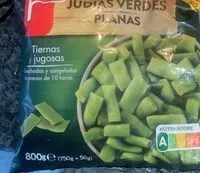Sokerin määrä sisällä Judias Verdes planas