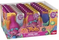 Cantidad de azúcar en 3 Sucettes Poudre Pétillante Trolls