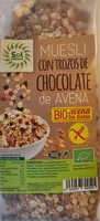 Suhkru kogus sees Muesli de avena con trozos de chocolate