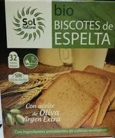 Suhkru kogus sees Biscotes de espelta