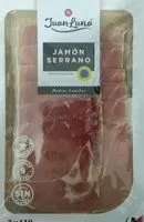 Sokerin määrä sisällä Jamón serrano