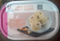 Cantidad de azúcar en Crème glacée rhum-raisins