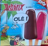 Sucre et nutriments contenus dans Asterix