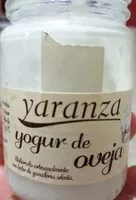 Cantidad de azúcar en Yogur de oveja