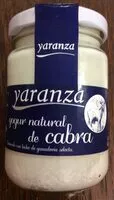 Cantidad de azúcar en Yogur natural de cabra