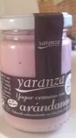 Cantidad de azúcar en Yogur cremoso con arándanos