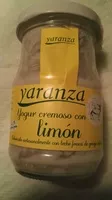 Cantidad de azúcar en Yogur con limón